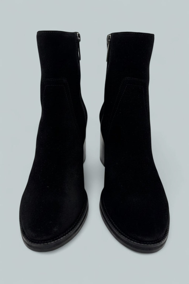 Janella Ankle Boots - Black Suede