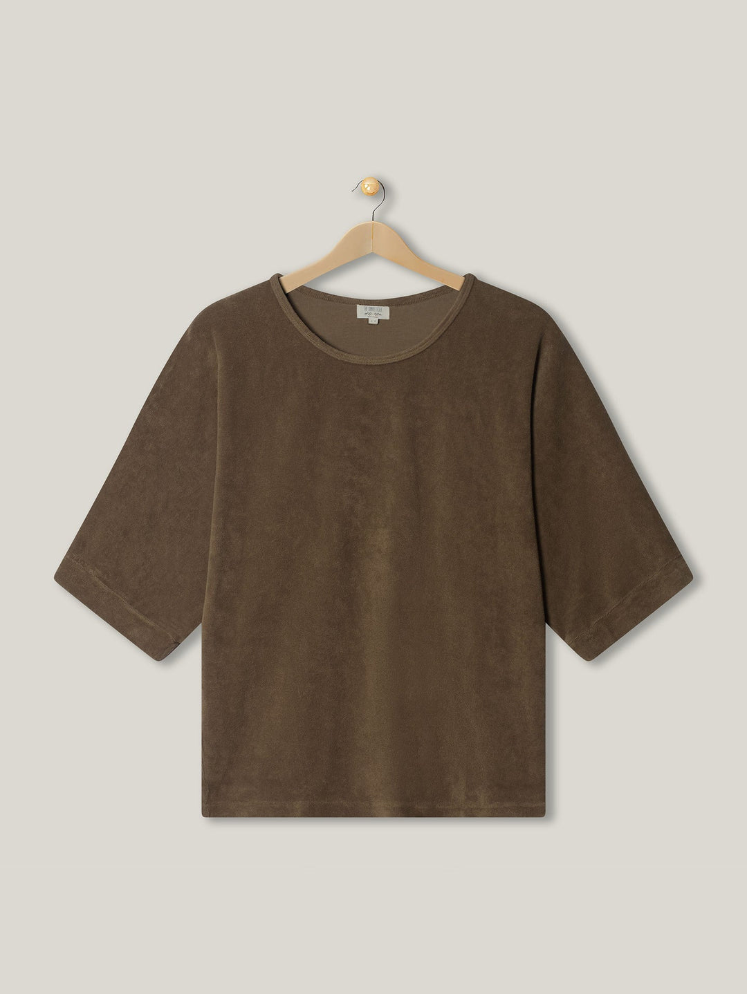 The Oversized Terry Top - Women's - Walnut