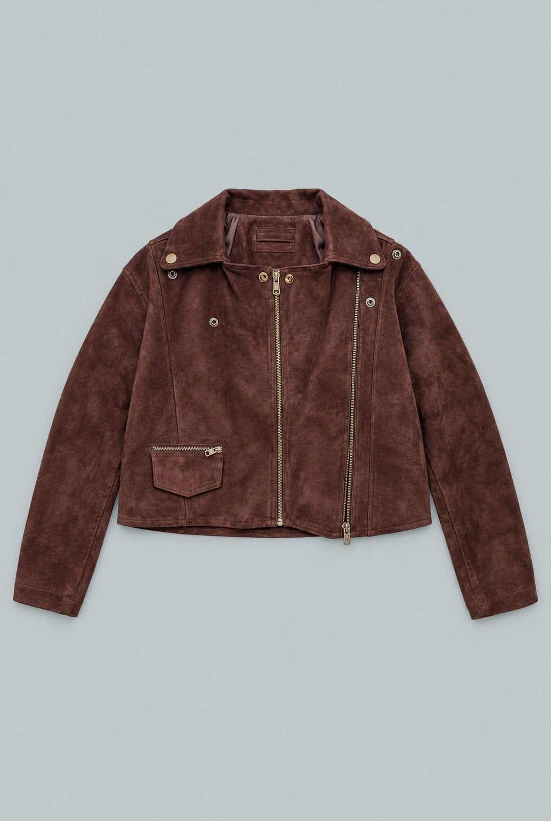 Roberta Jacket - Chocolate Suede