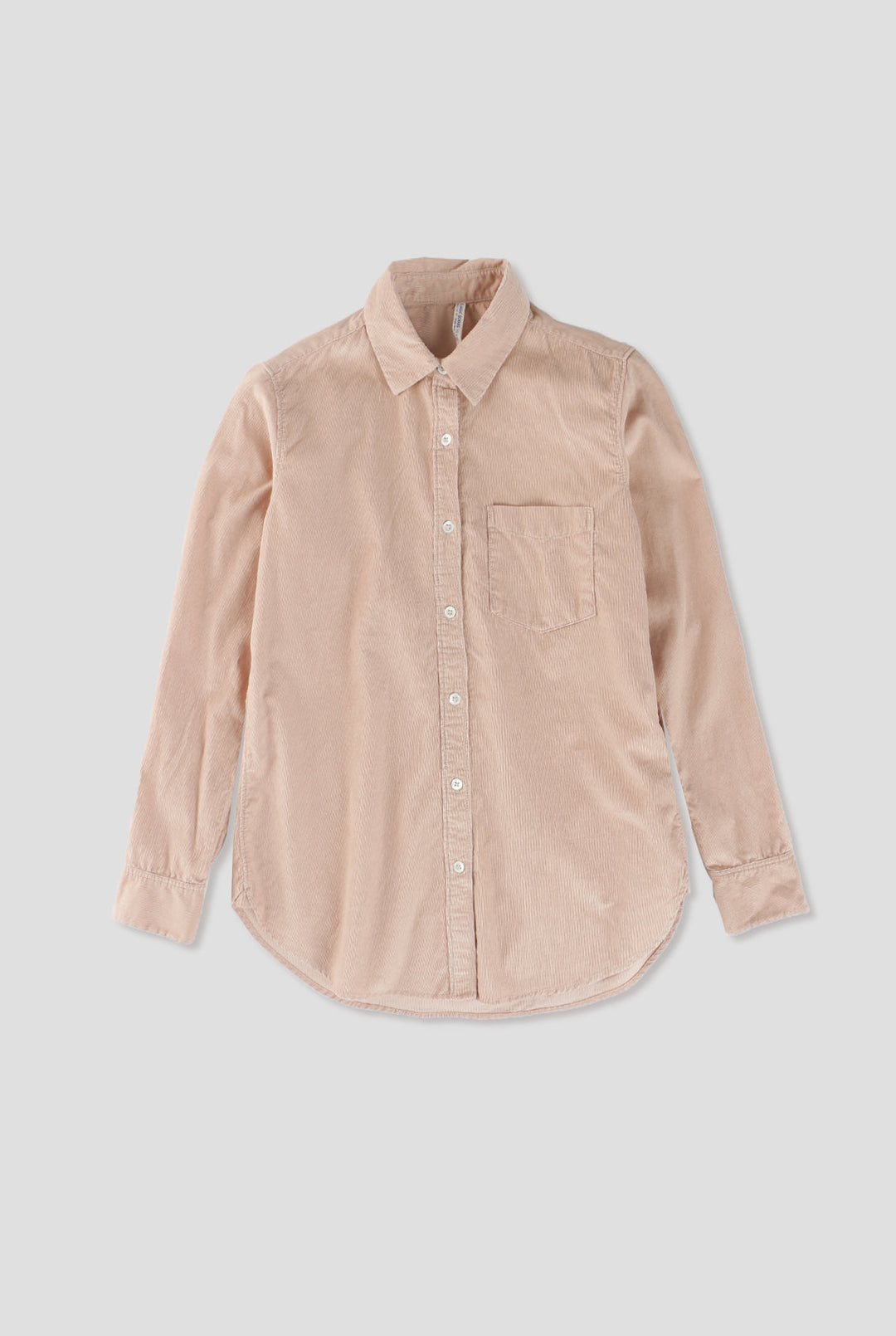 Corduroy Basic Shirt - Dusty Pink