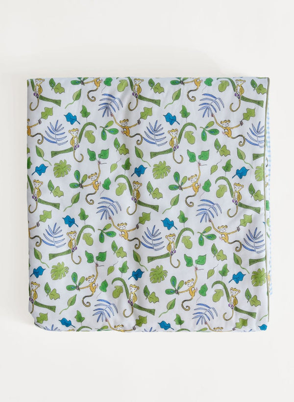 Crib Quilt - Happy Monkey