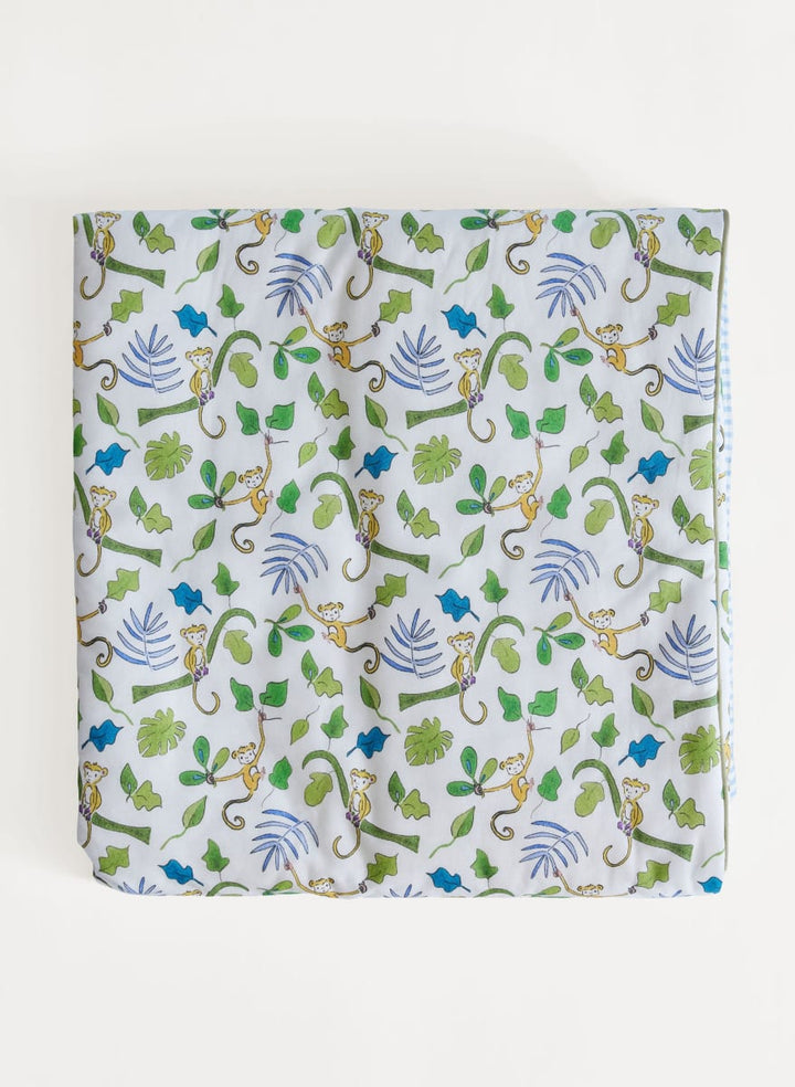 Crib Quilt - Happy Monkey
