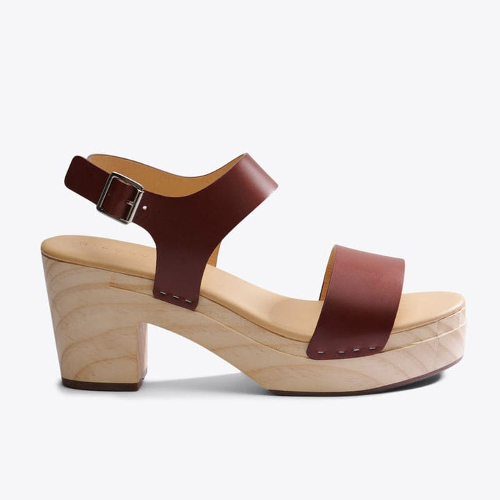 All-Day Open Toe Clog - Brandy - FINAL SALE