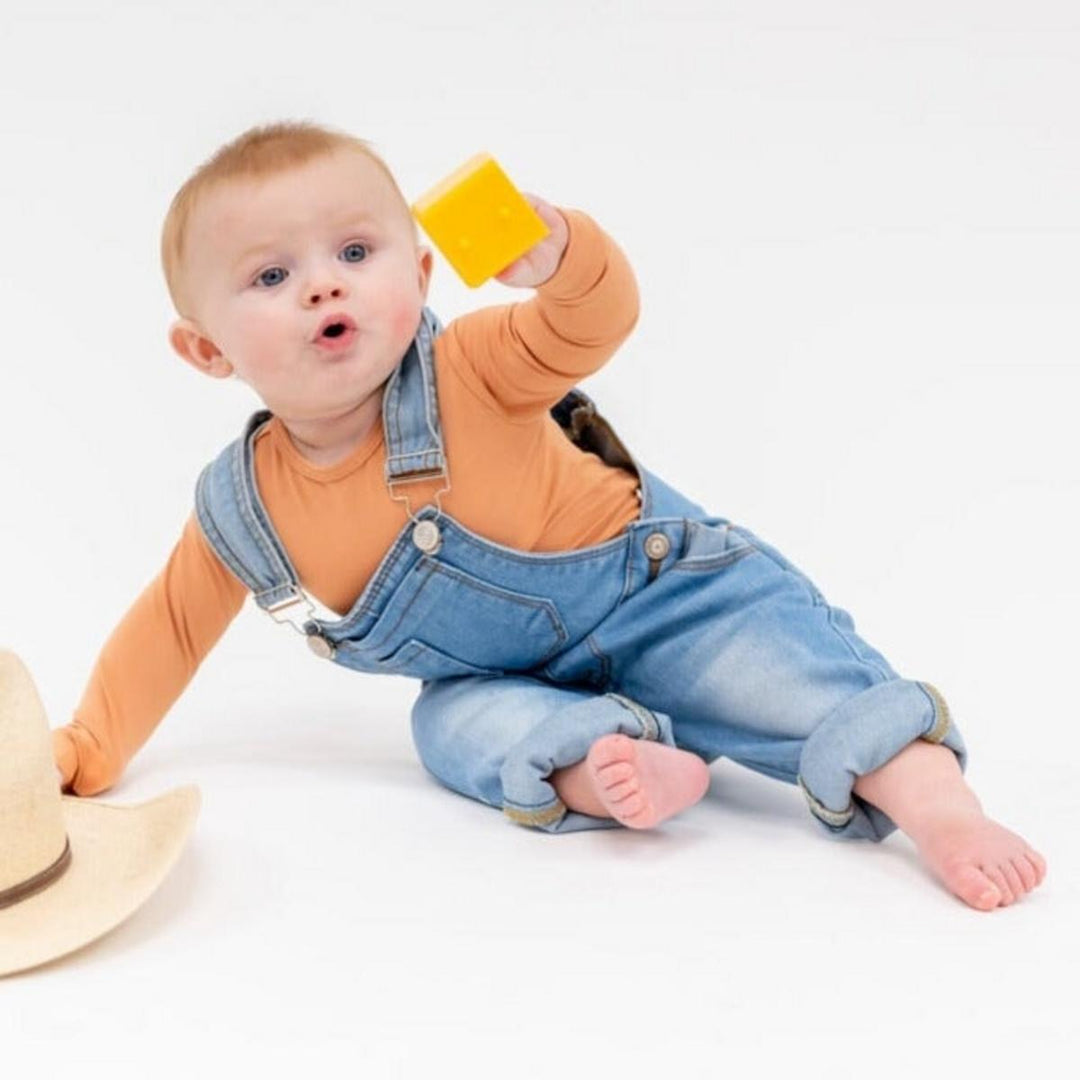 Long Sleeve Bodysuit - Pumpkin Spice