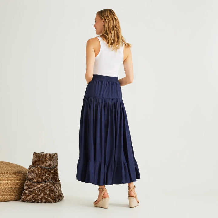 Lourdes Skirt - Navy