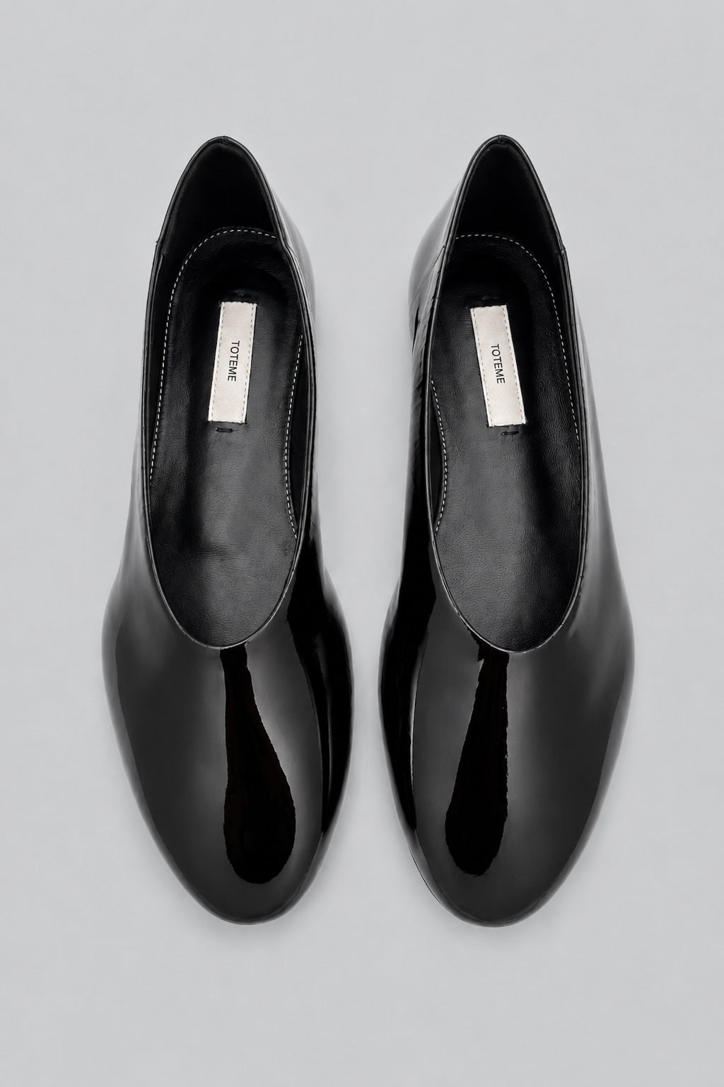Patent Leather Ballerinas - Black
