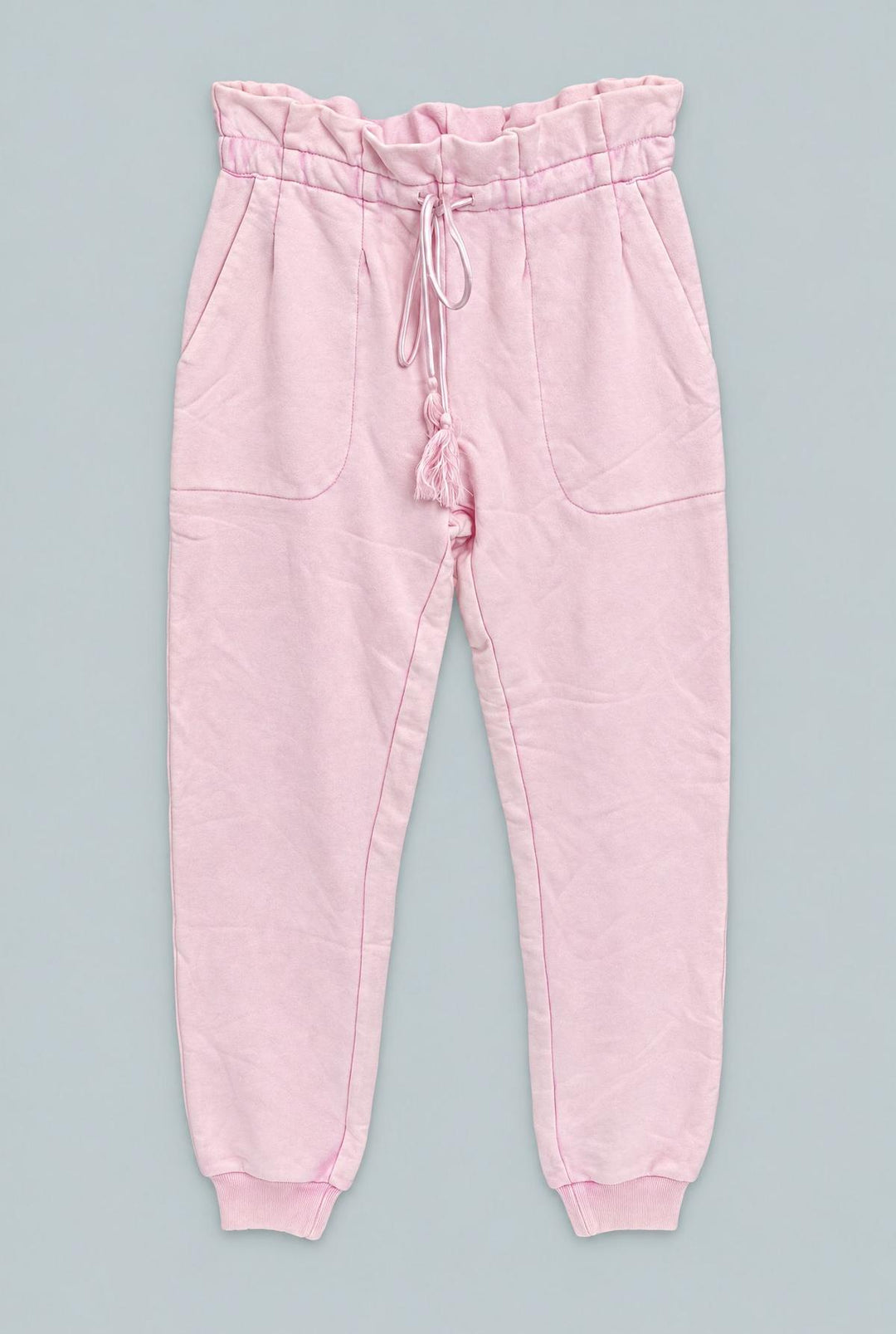 Meghan Paperbag Sweatpants - Pink