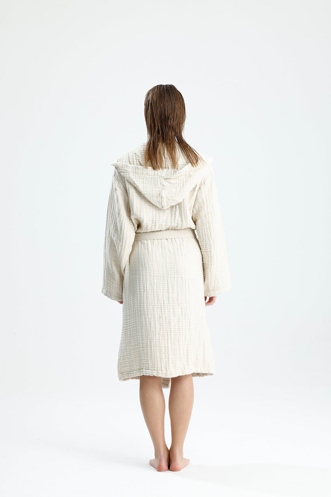 Muslin Beige Bathrobe