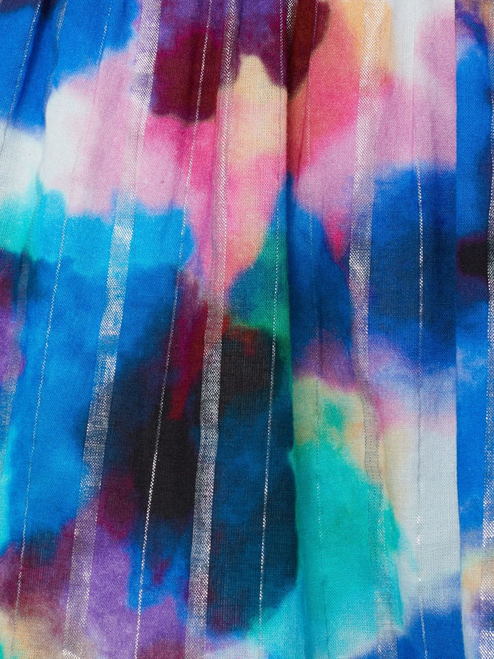 Emily Dress Metallic - Giverny Gardens