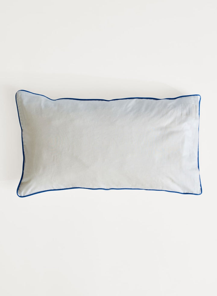 Toddler Pillow Case - Blue & White Striped