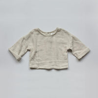 The Button Back Top - Ecru