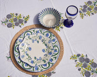 Round Tablecloth - Bleu