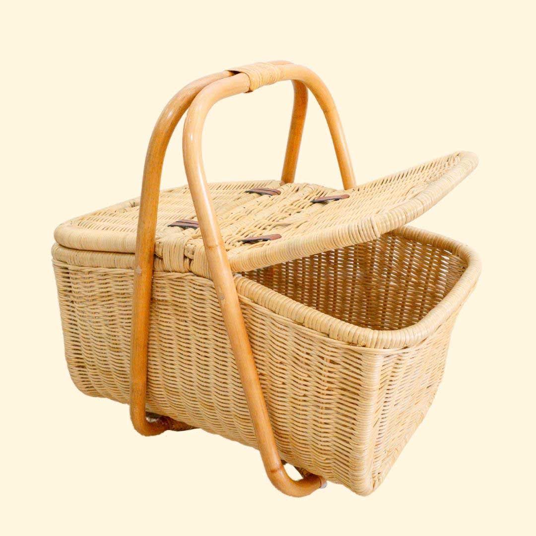 Aurelie Rattan Picnic Basket
