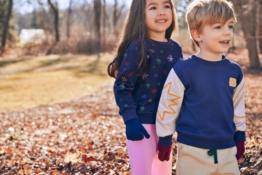 Confetti Kid Sweatshirt - Blue Ribbon Confetti