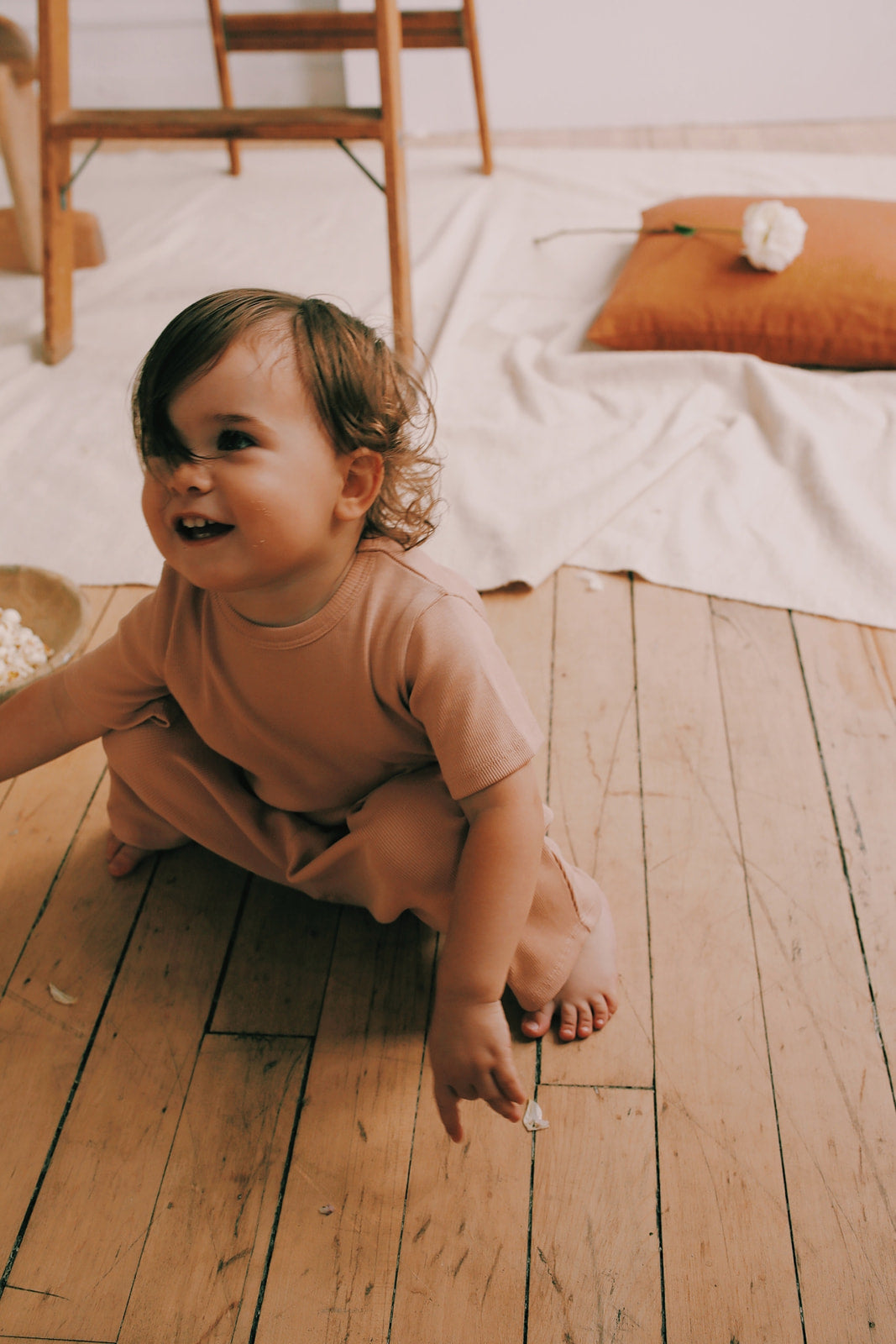 Organic Pima Cotton Kids Tee - Pink