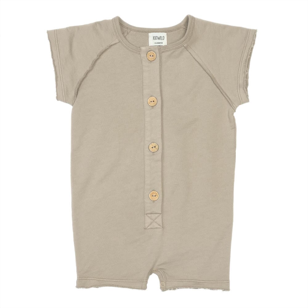 Organic Romper - Pebble One Pieces Kid Wild 