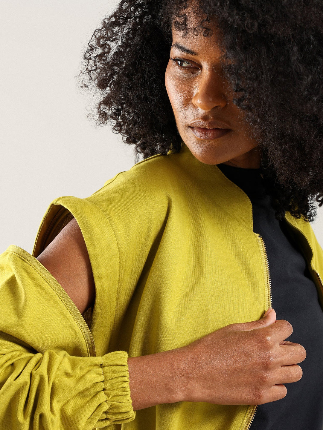 Siham Jacket - Avocado Oil