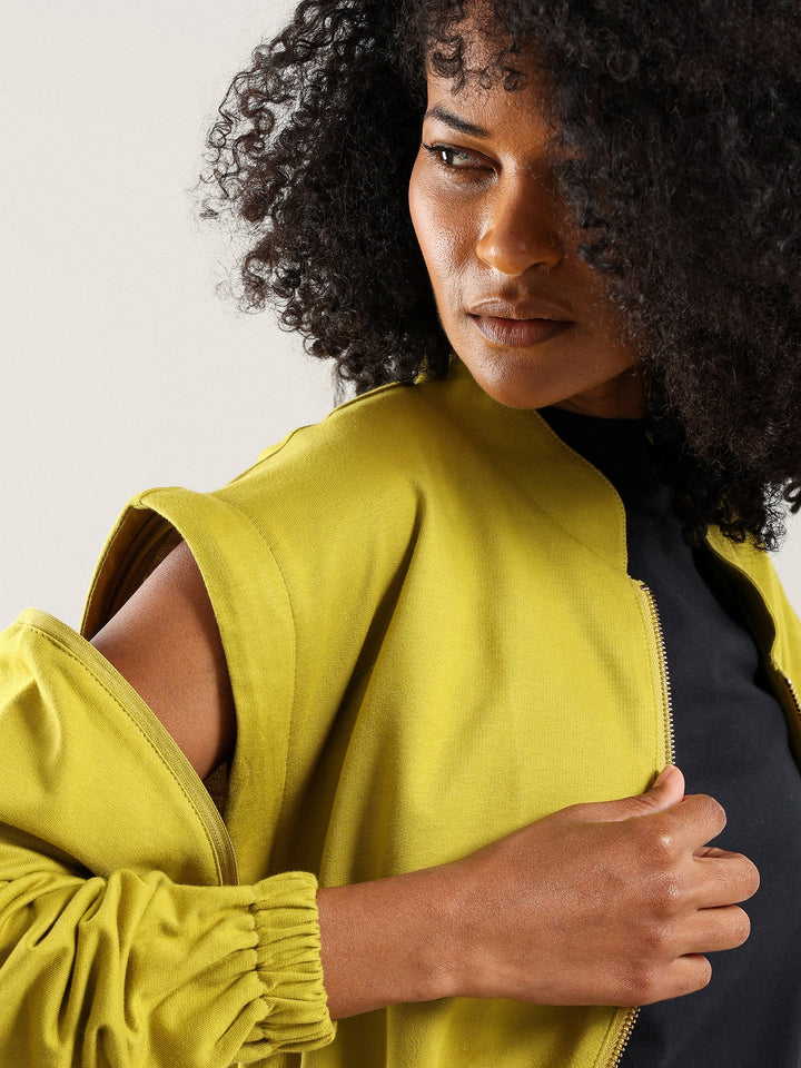 Siham Jacket - Avocado Oil