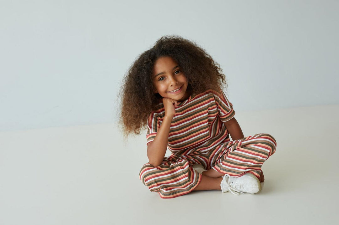 Grow With Me T-Shirt - Sunset Stripes