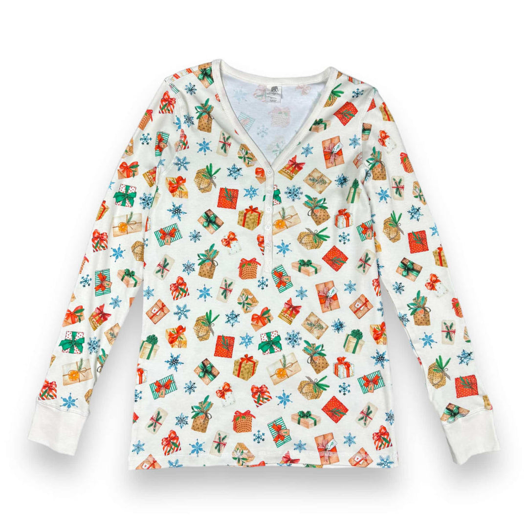 Women's Jogger & Henley Pajama Set - Holiday Gifts