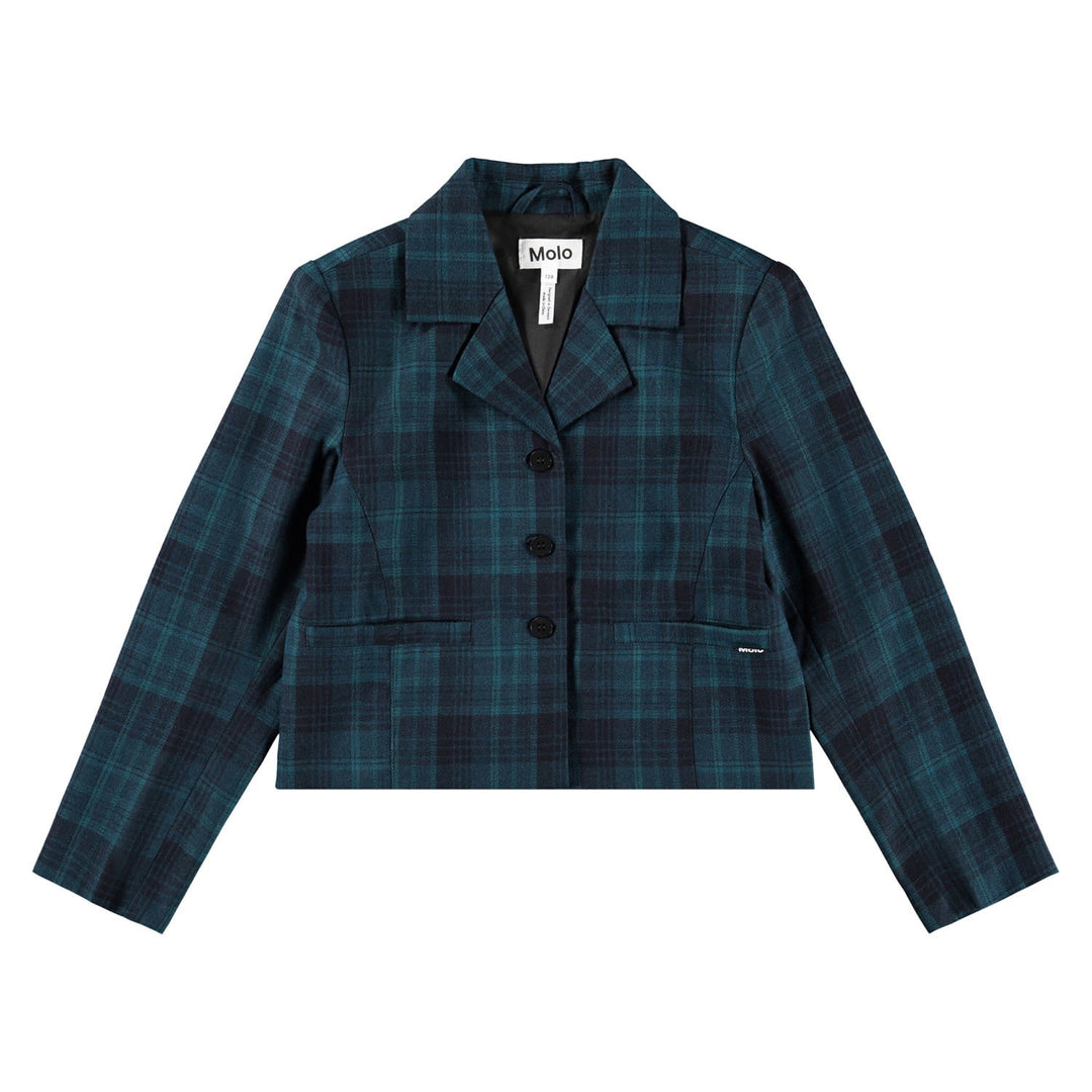 Hedvig Blazer - Green Black Check