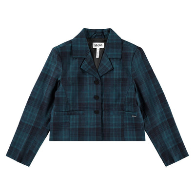 Hedvig Blazer - Green Black Check