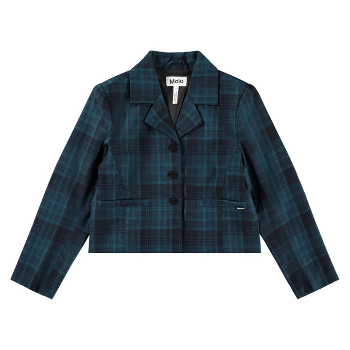 Hedvig Blazer - Green Black Check