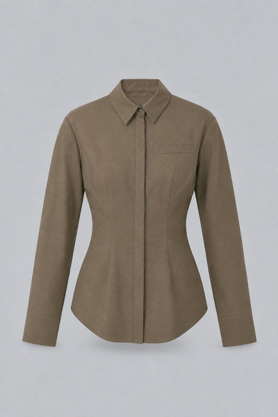 Elvin Shirt - Chocolate