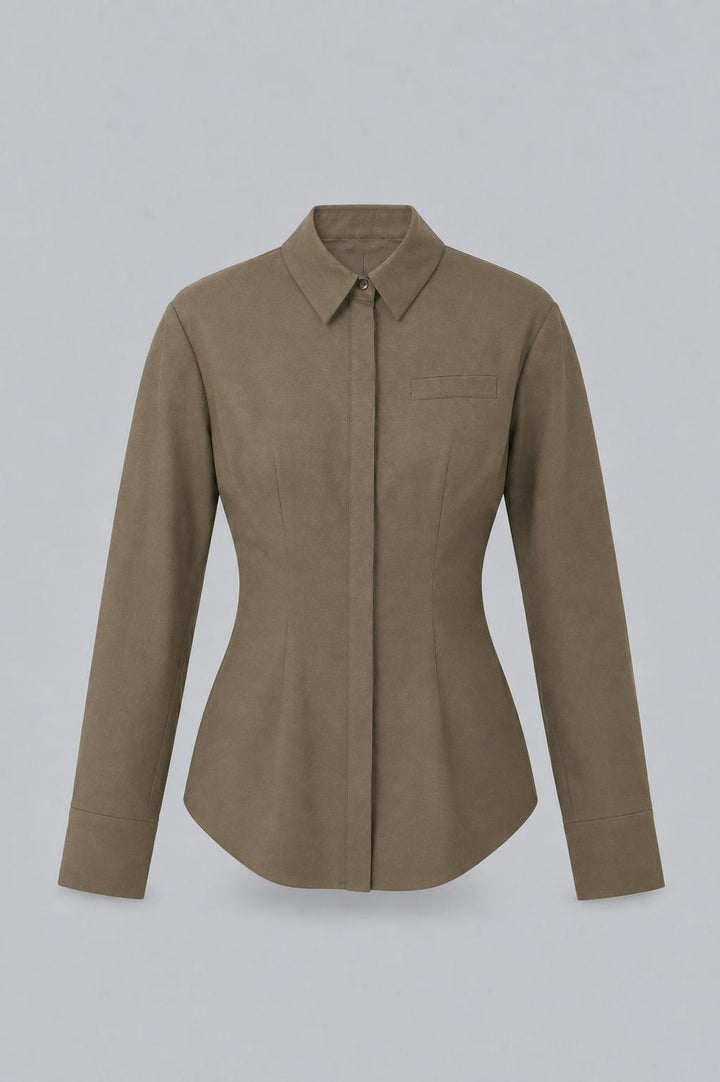 Elvin Shirt - Chocolate