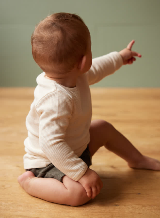 Waffle Tee - Natural