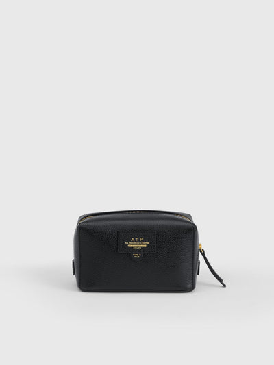 Capanne Grained Calf - Black/Contrast Stitch