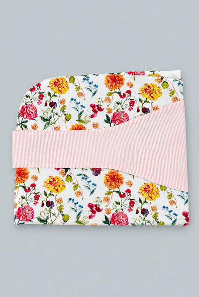 Snuggle Me Swaddle With Bow - Wild Blossoms