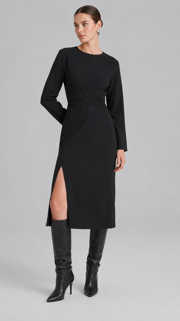 Keyhole Dress - Black