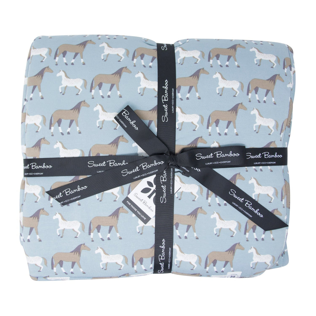 Quilted Blanket - Ponies Please