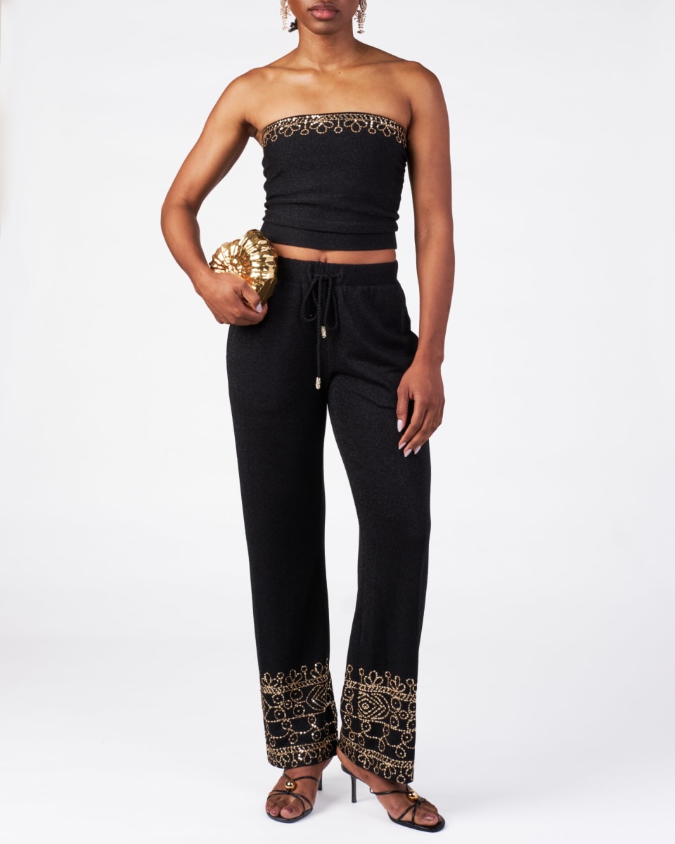 Maia Top - Black Shimmer