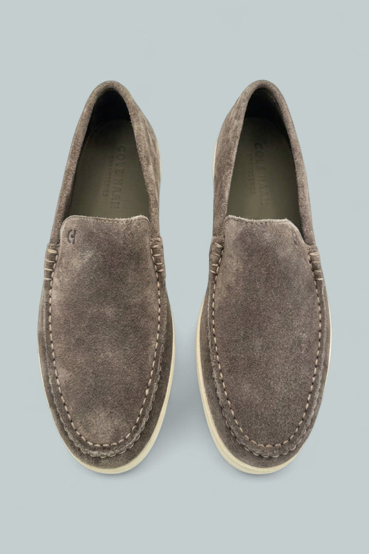 Greenwich Grand Penny Loafers - Morel Suede