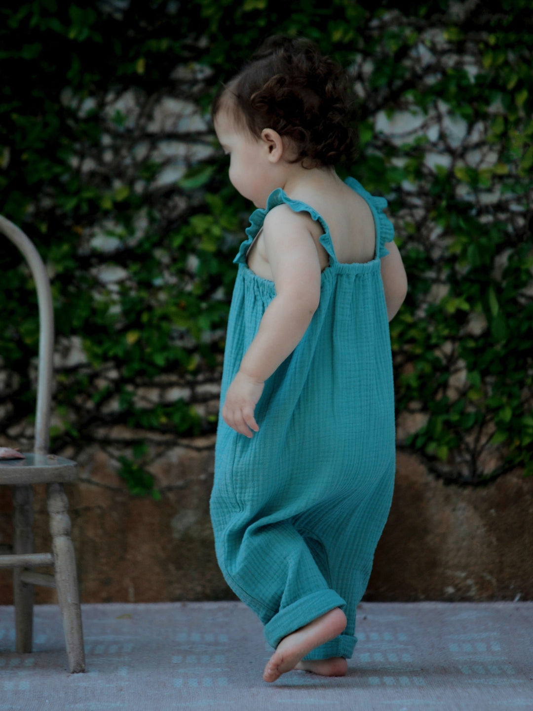 Baby Morgane Jumpsuit - Smoke Blue