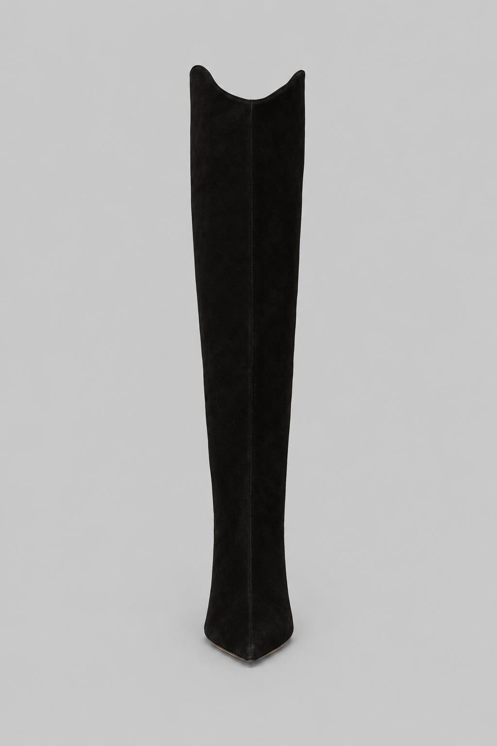 Women's Maryana Sculpt Pointed Toe High Heel Boots - Black
