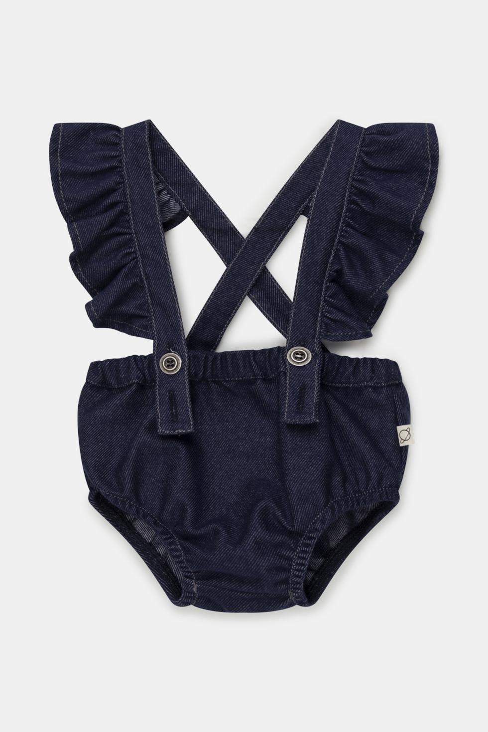Denim twill baby bloomers - Unique