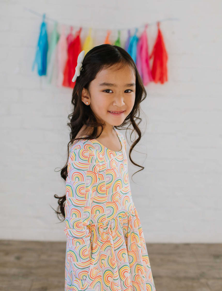 Gwendolyn Dress - Primary Rainbow