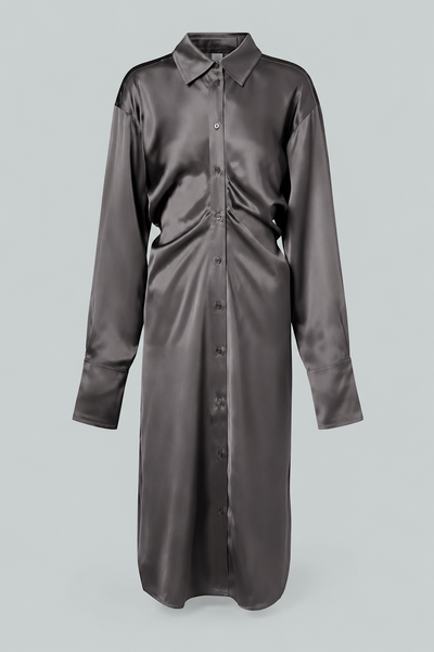 Slouch Shirtdress - Silver