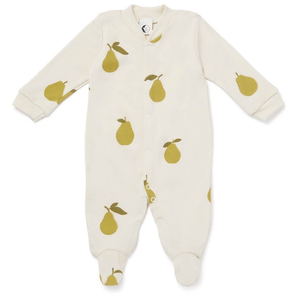 Baby Sleepsuit - Pear Sleepwear SLEEPY DOE 