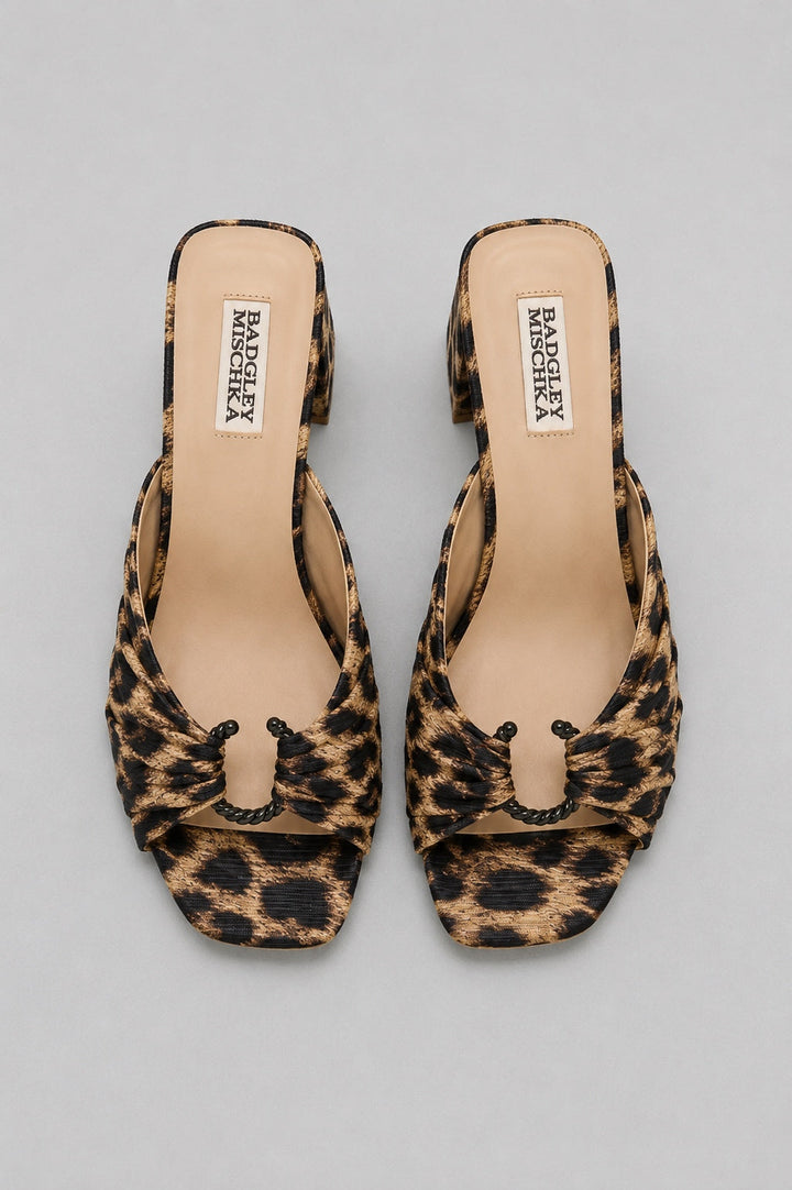 Vayla Mule Pumps Natural Leopard - Natural Leopard