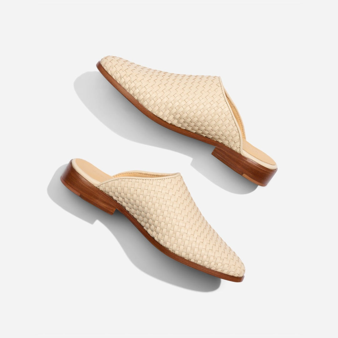 Ama Woven Mule Woven - Bone