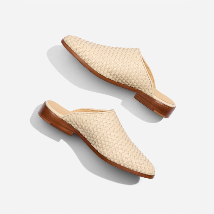 Ama Woven Mule Woven - Bone