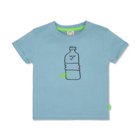 Bottle Kid T-Shirt - Slate Blue/bottle