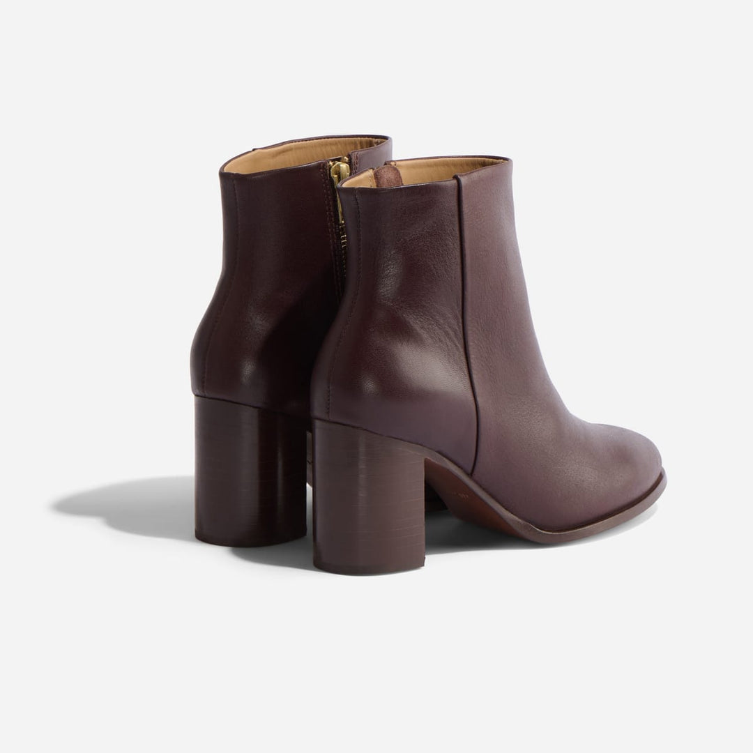 Lia Heeled Bootie - Wine