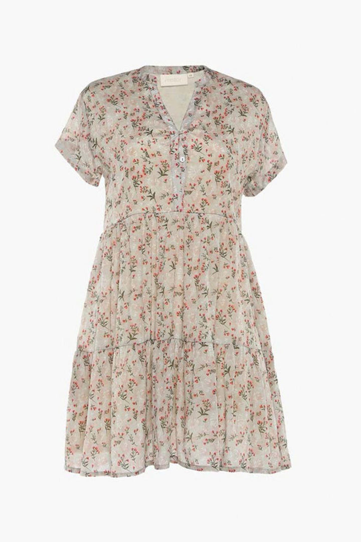 V-neck Tiered Dress - Peony Parade