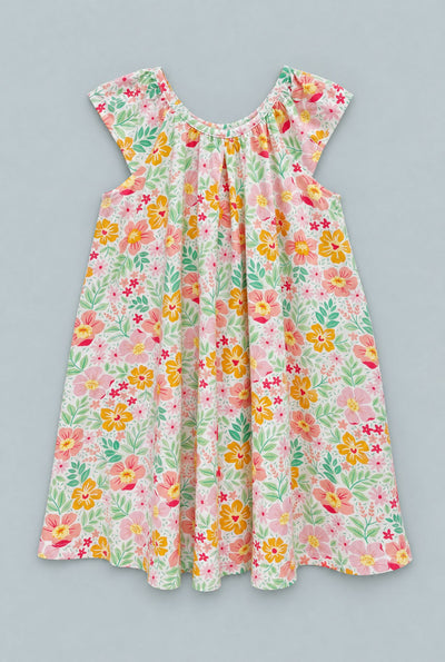 Babydoll Dress - Fantasy Flower