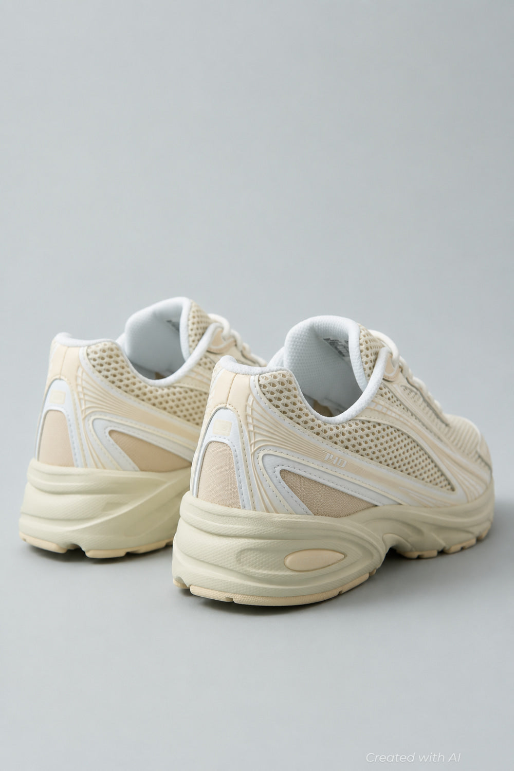 740 Unisex Trainers - White - 8.5 - Sneaker